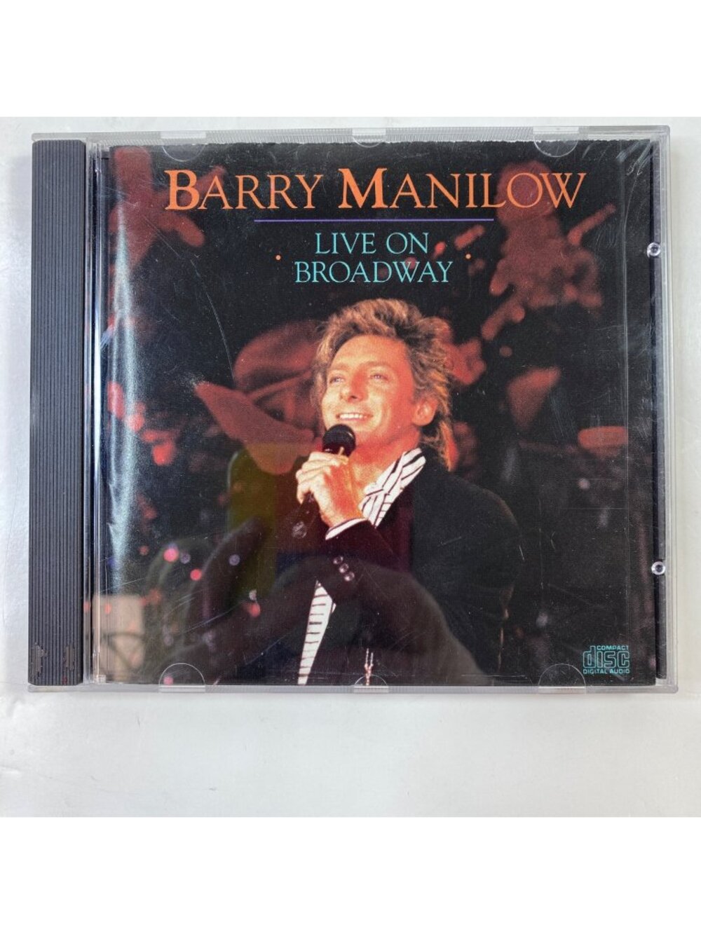 Barry Manilow Live On Broadway 1990 CD Album Arista Label 12 Tracks Showstopper